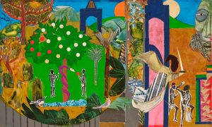 Profile/Part I, The Twenties: Mecklenburg County, Expulsion from Paradise (Romare Bearden, 1978)